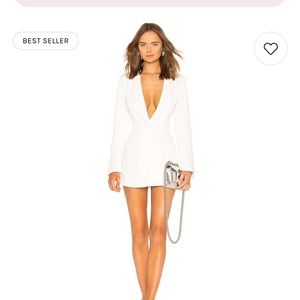 Nwt revolve white blazer dress
